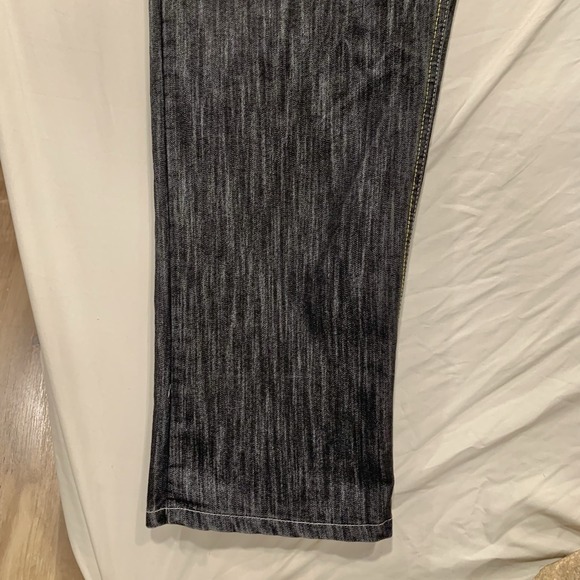 Red Ape Authentic Baggy Black Denim Jeans Mens Size 40X32 Y2K Skater Street Wear - Picture 4 of 10